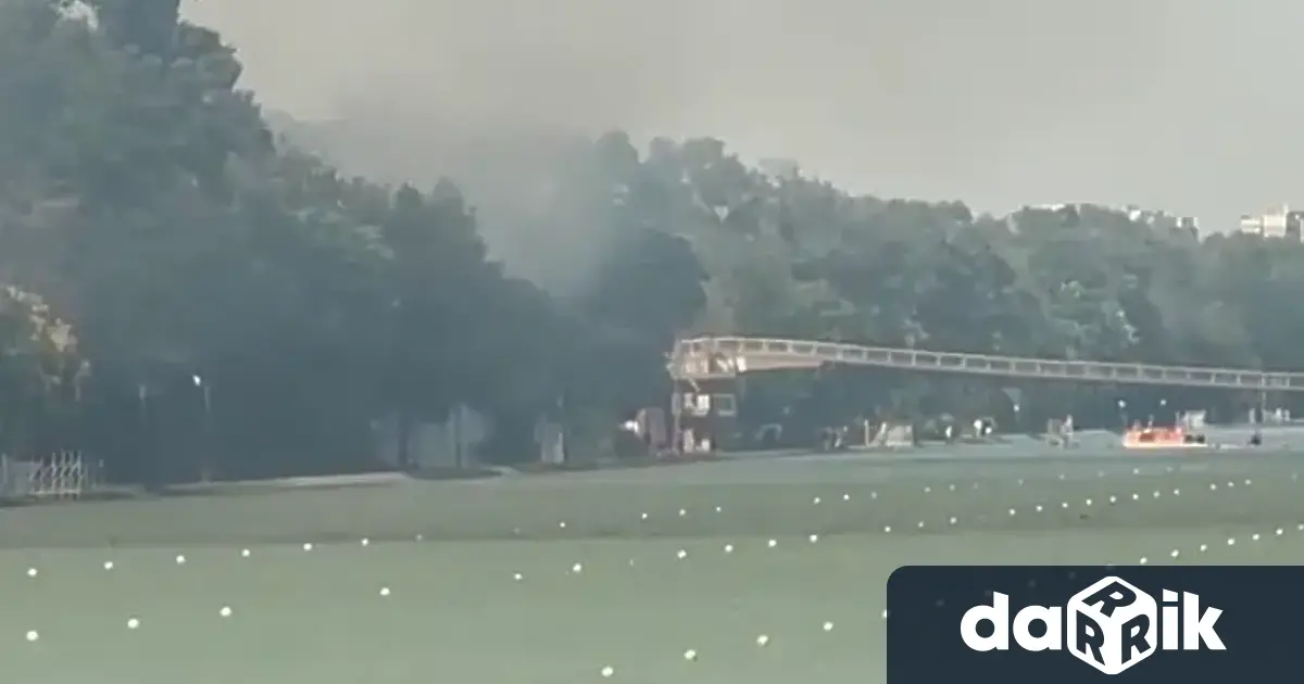 Мъж е задържан за предизвикване на вчерашния пожар в района