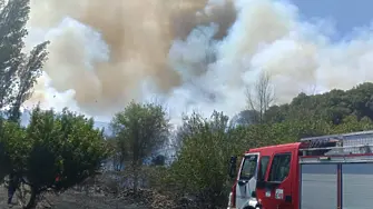 BG-Alert евакуира жителите на с. Кърпелево заради пожар край Струмяни (СНИМКИ)