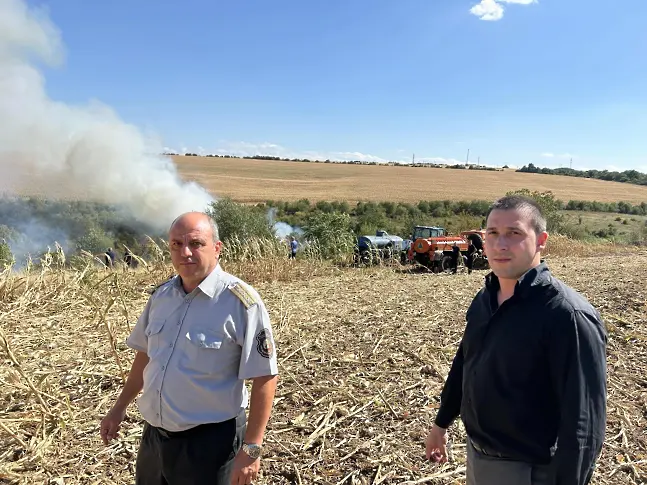Пожар в района на пасищата между село Брестовец и Защитена местност „Кайлъка“/ОБНОВЕНА/ 