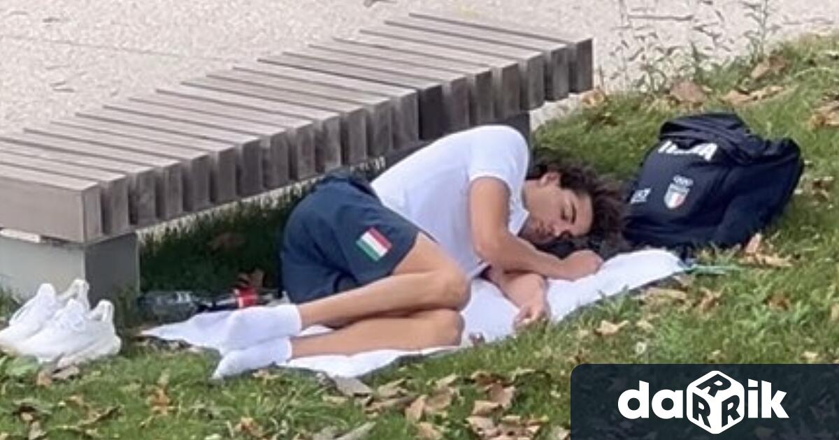 Италианският плувец Томас Чекон който се прослави с победата си