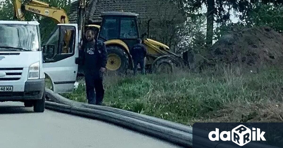 Поради започнали изкопни дейности във връзка с аварийна подмяна на