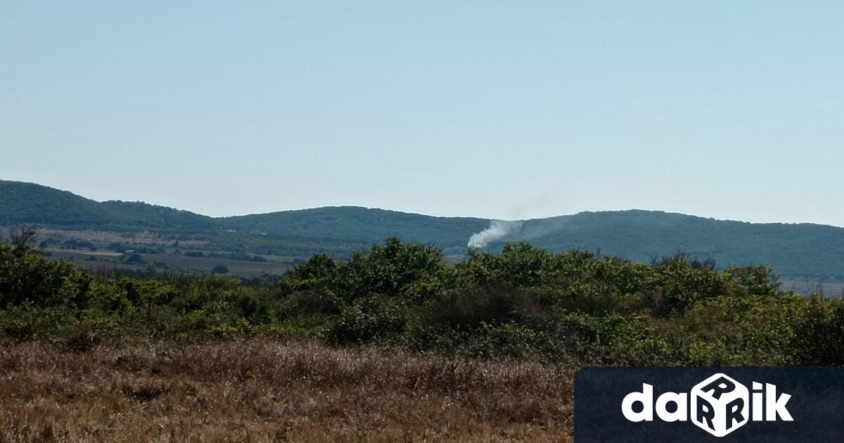 Пожар е обхванал гористата местност над Атия край град Черноморец