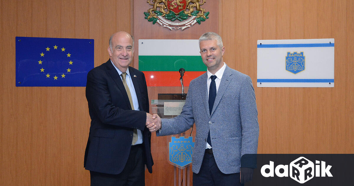 Кметът на Община Варна Благомир Коцев посрещна посланика на Съединените