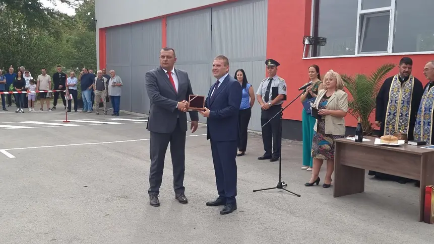 Зам.-министър Тодоров: Реновирането на пожарния участък в Сторгозия е част от нашия отговор към отговорната мисия, която пожарникарите всекидневно изпълняват