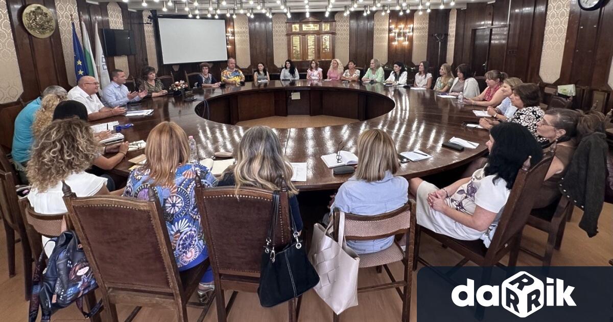 Ежегодното съвещание с директорите на детски градини на територията на