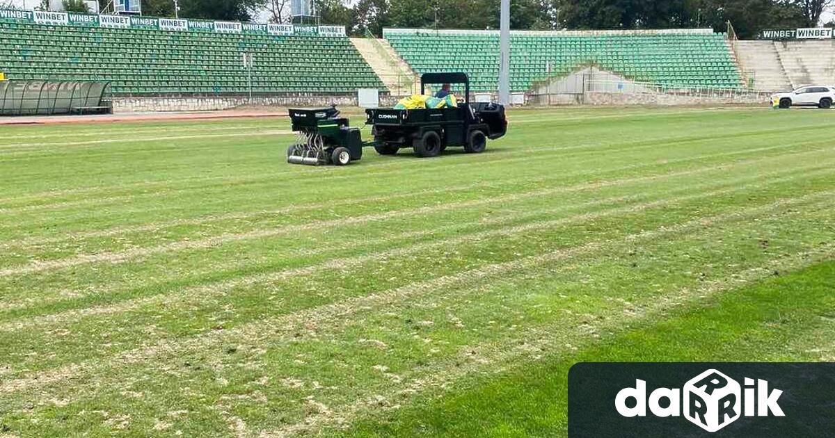 В момента активно работим върху подобряването на терена на нашия