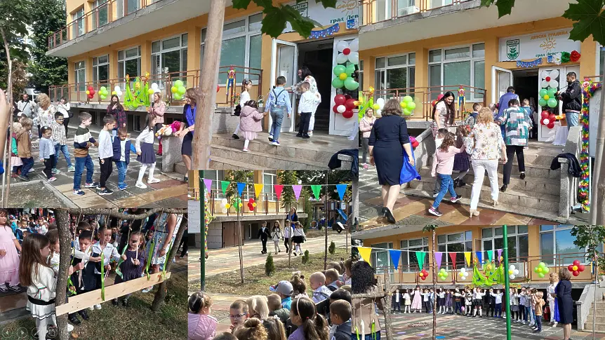 Тържествено откриха новата учебна година в Детска градина „Слънце” - град Левски 