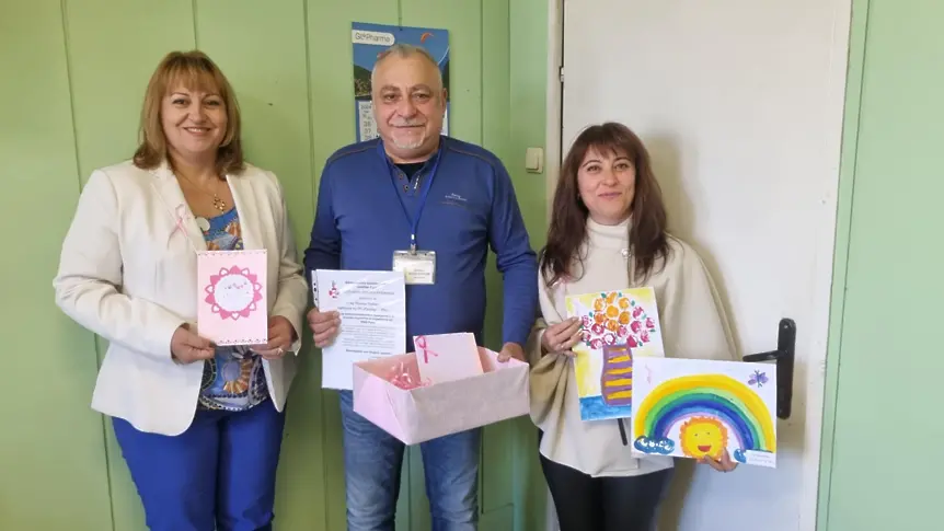 Децата от ДГ „Русалка“ със специално послание към лекари и пациенти в онкодиспансера в Русе