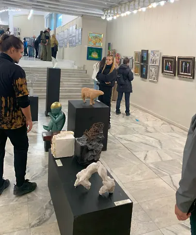 Милчо Талев е носителят на Голямата награда на 12-то Международно биенале на малките форми - Плевен 2024'/СНИМКИ/