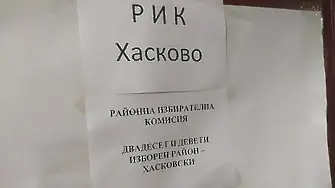 13% активност и 7 жалби в Хасковско