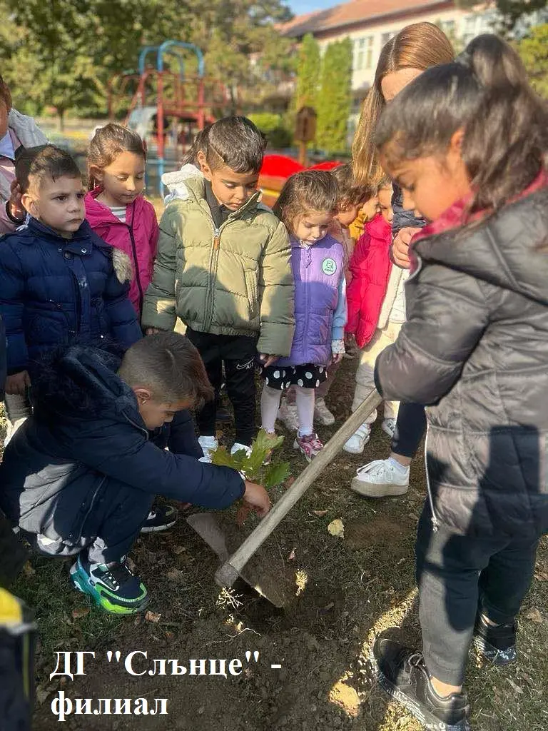 Дръвчета с послание срещу насилието над деца засадиха в община Левски