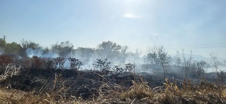 Сериозно замърсяване на въздуха в Пловдив и Катуница след пожара в депото за утайки 