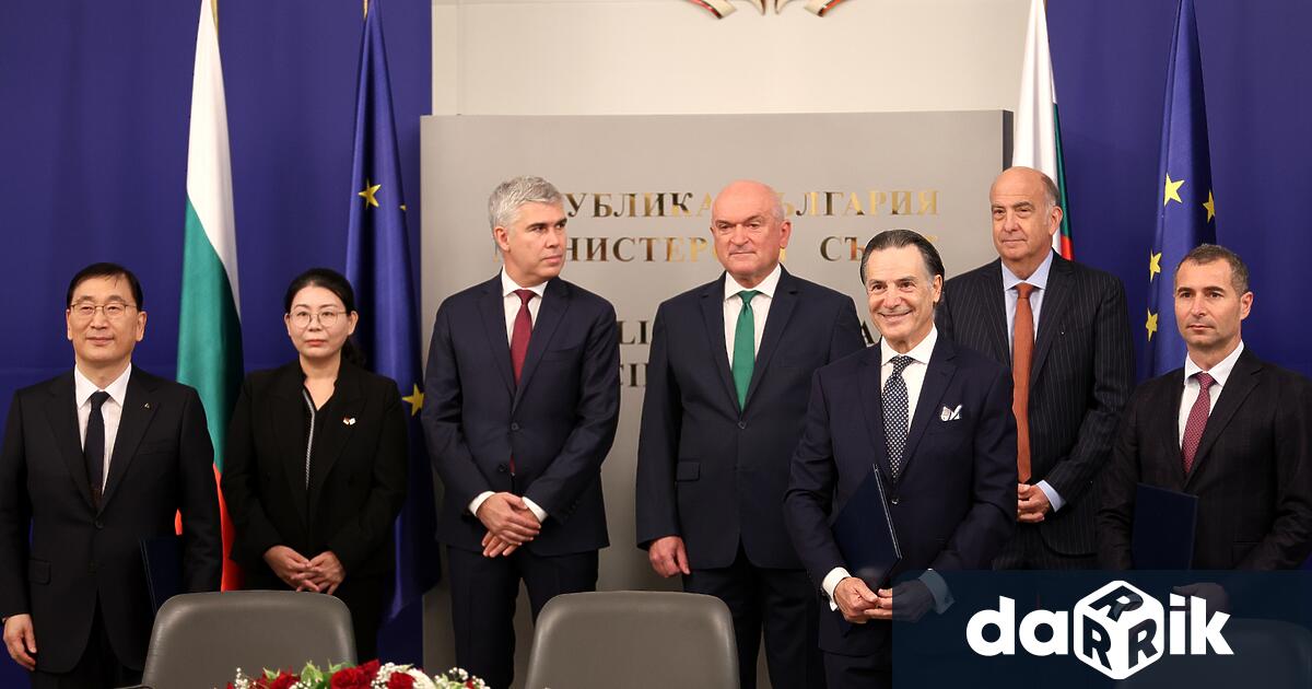 В Министерски съвет бе подписан договор за инженеринг за нови