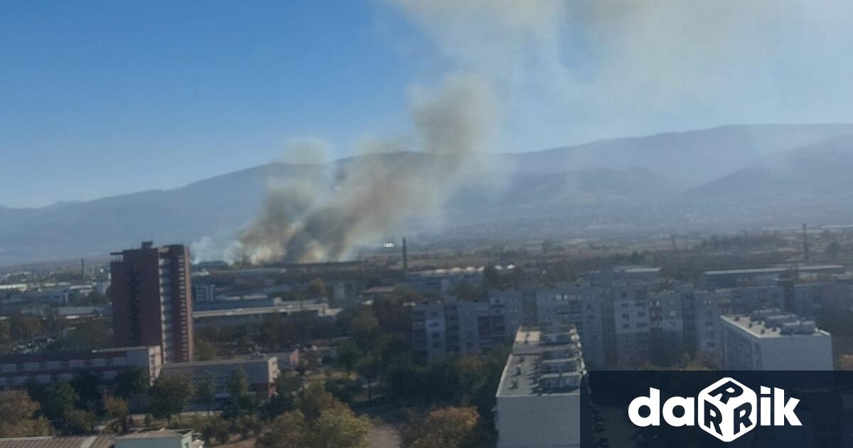 Пожар възникна в района на Митницата в Пловдив Според потребители