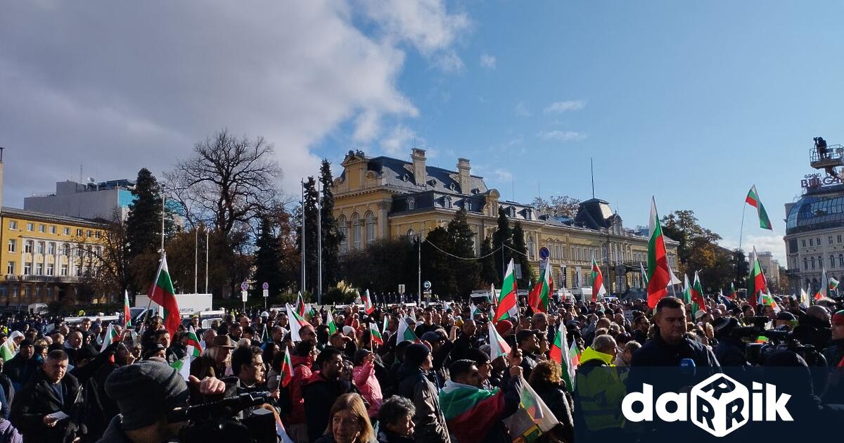 Между 3000 и 5000 протестиращи се очаква да се съберат