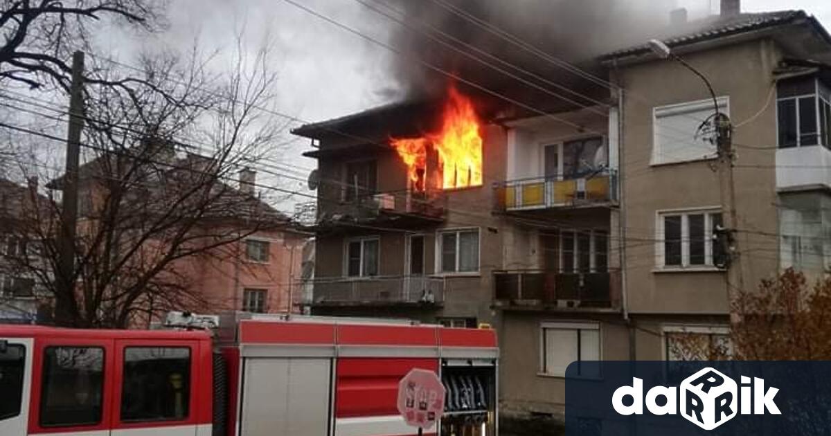 На 5 декември в 16 42 часа постъпил сигнал за пожар