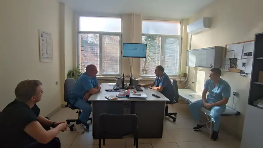  Първата ендовазална емболизация на мозъчно-съдова аневризма сполучливо осъществена в УМБАЛ „ Д-р Георги Странски “ 