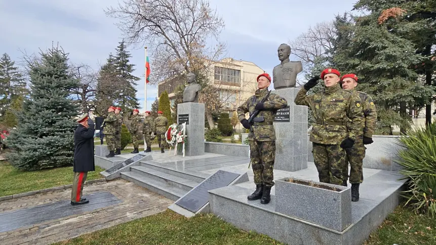 Сопот отбеляза 165 години от рождението на ген. Георги Вазов с тържествена церемони