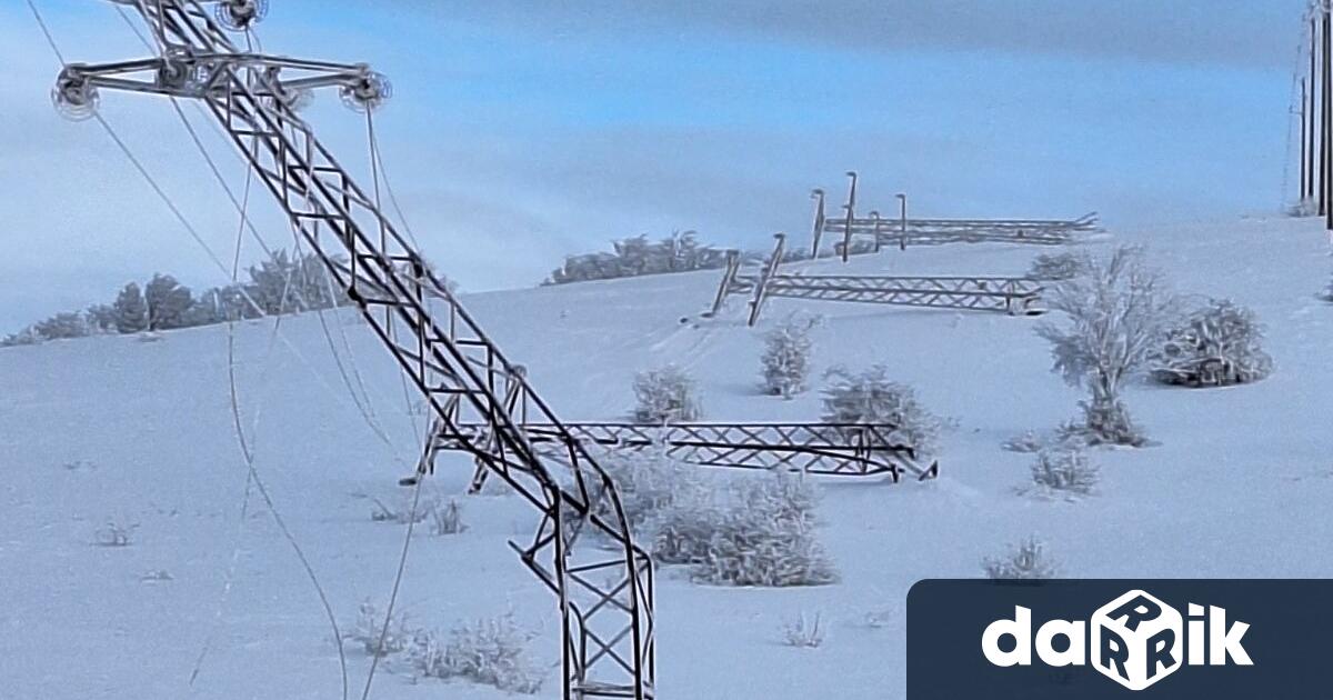 Продължават дейностите по възстановяване на електрозахранването в Западна България ЕРМ