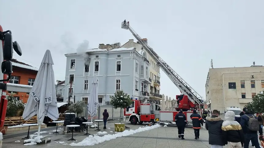 Мъж загина при пожар в къща-паметник на културата в Пловдив