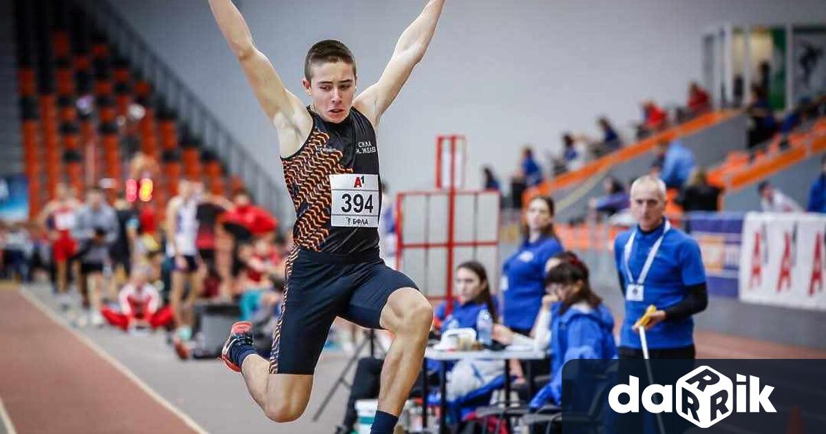 Стилиян Орлинов спечели титлата в скока на дължина на Националния