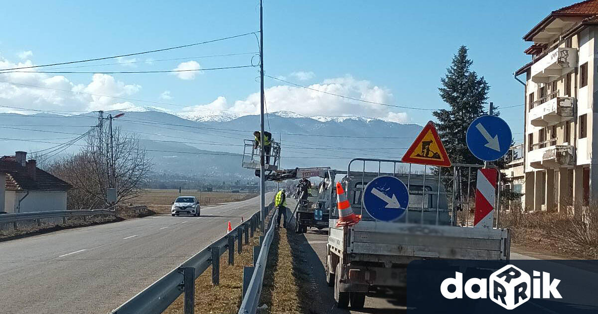 Започнапоставянето на предпазна мрежа на път I 6 Кюстендил –