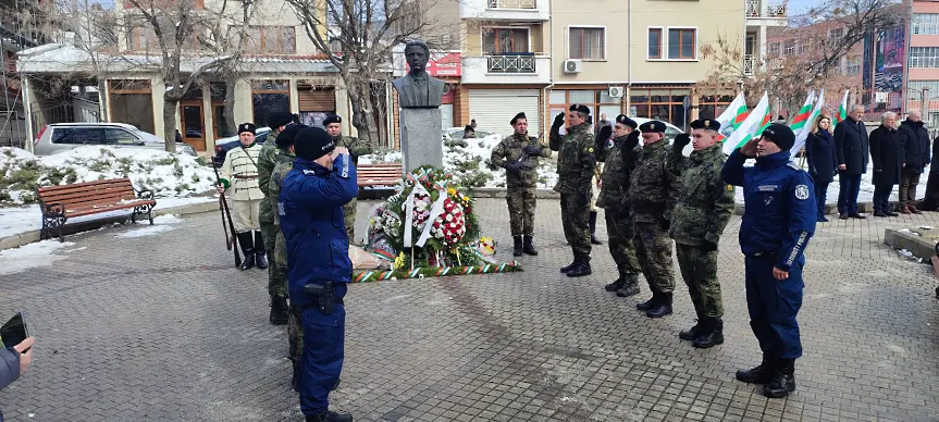 ГЕРБ-Сливен се включи в общоградската възпоменателна церемония по случай 152 години от гибелта на Апостола