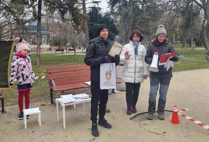  В Плевен възпитаници мериха сили в съревнование „ Лъвски скок “, отдадено на Апостола на Свободата 