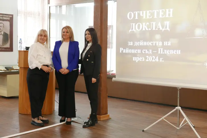  Годишен регистриран отчет за активността на Плевенски областен съд през 2024 година 