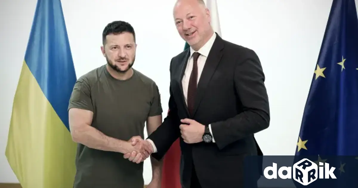 Украинският президент Володимир Зеленски благодари за непоколебимата подкрепа на България
