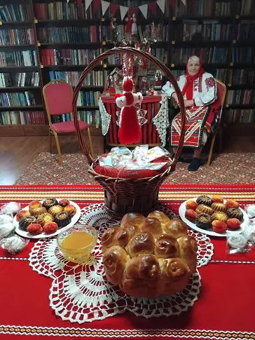  Баба Марта в НЧ ”Зора -1990 година ” село Победа 