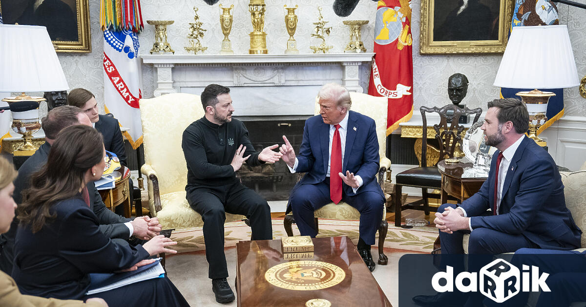 Срещата на украинския президент Володимир Зеленски с Доналд Тръмп завършикатастрофално