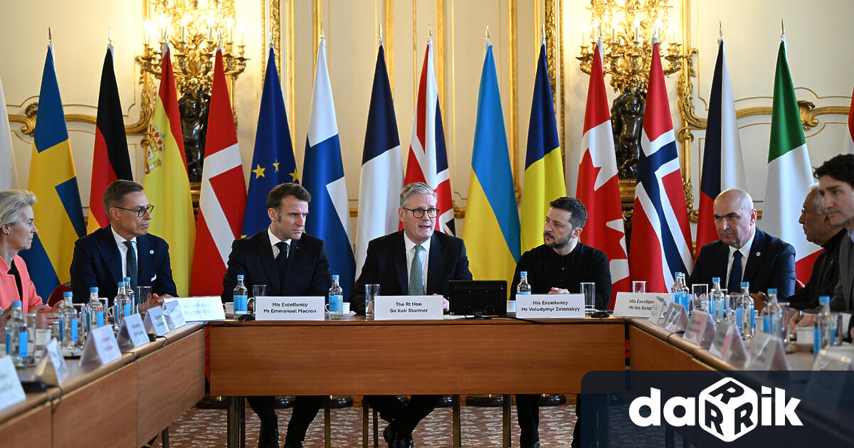 Британският премиер Киър Стармър събра редица европейски лидери в Лондон