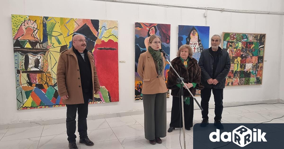 Изложба с 46 живописни платна на известния художник проф Вихрони