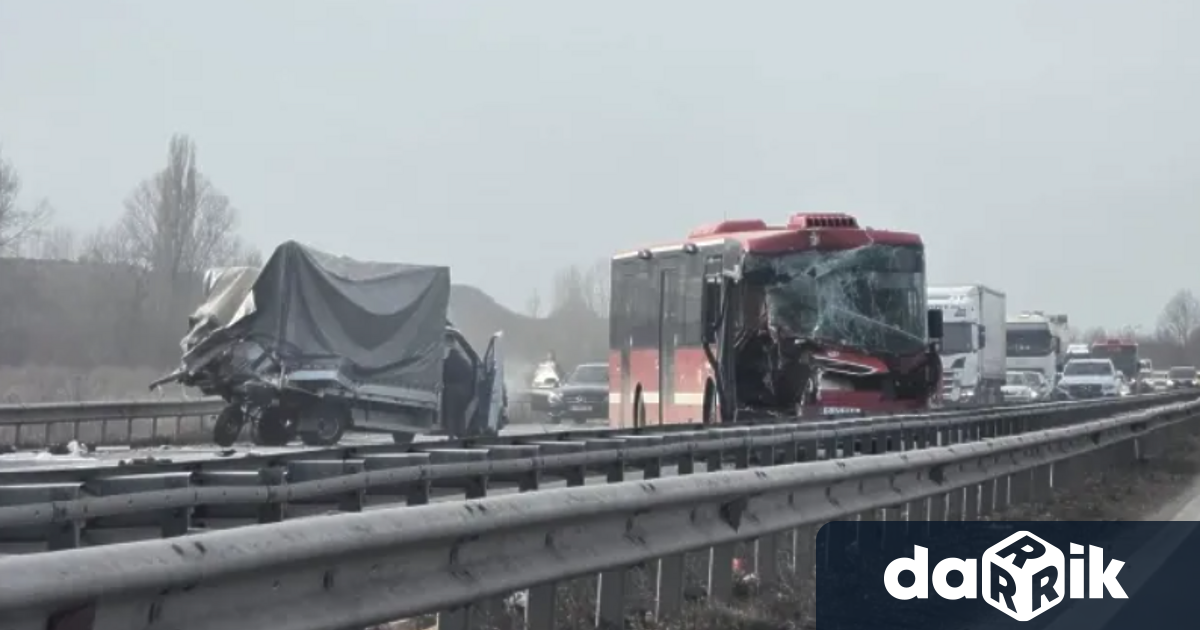 Катастрофа е станала на Северната тангента на Околовръстния път на