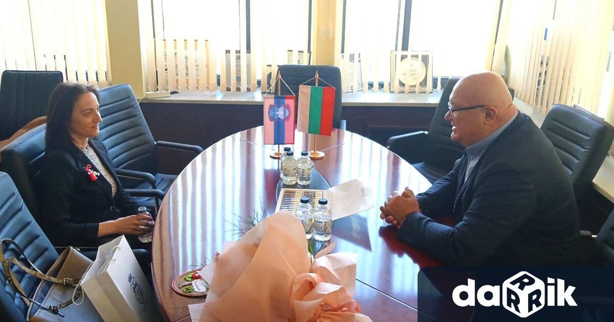 Кметът на Видин се срещна с посланика на СловенияКметът на