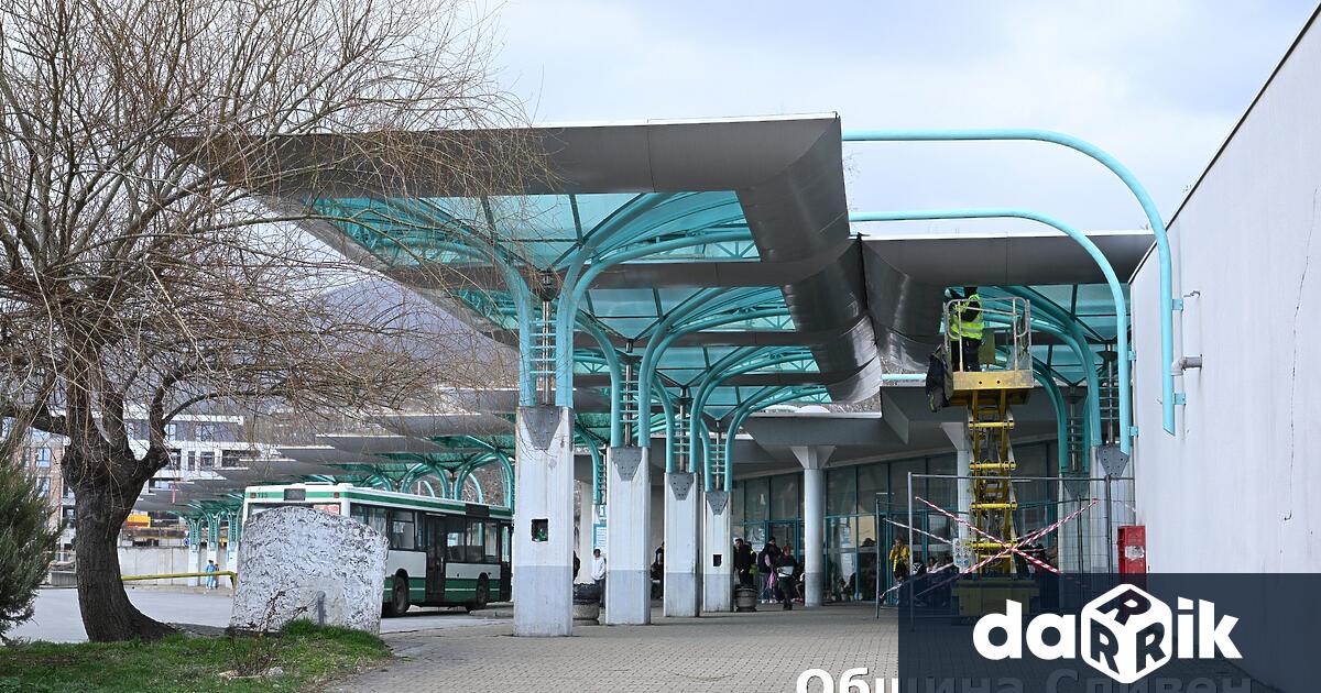 Частичен ремонт на автогарата в Сливен бе извършен от Общината