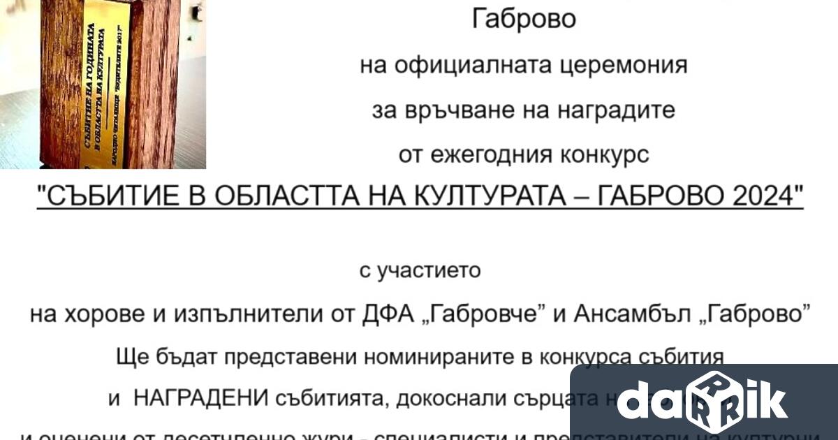 Чрез своите номинации габровската публика определи списъка на събитията оставили