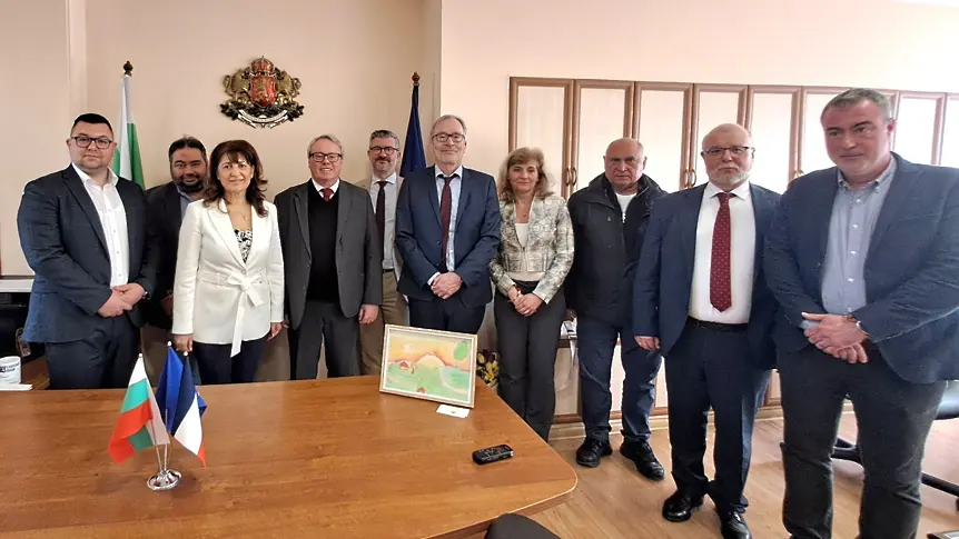  Посланикът на Франция в България Жоел Мейер гостува в Пазарджик 