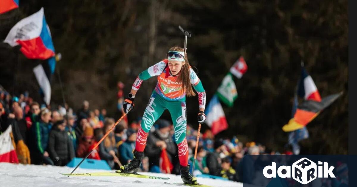Българската биатлонистка Милена Тодорова постигна изключителен успех като завърши втора