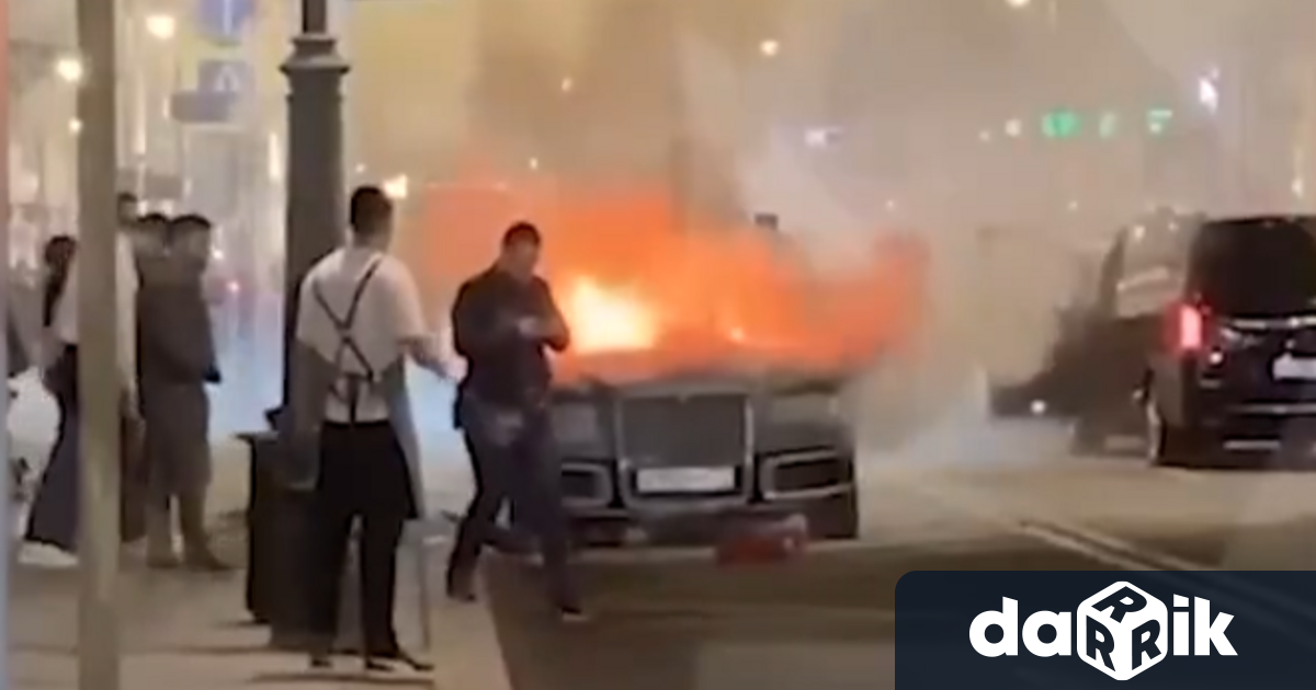 Една отлуксозните лимузини на руския президент Владимир Путин за която