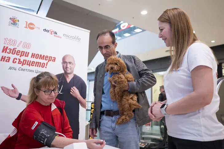  400 души се включиха във втория скрининг на акцията „ 120/80. Избери номера на сърцето “ 