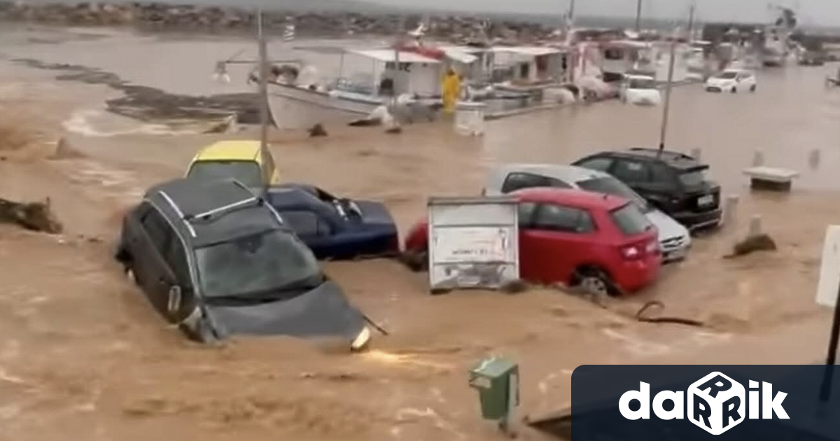 Интензивните валежи предизвикаха щети и остров Сирос Там вчерашният ден