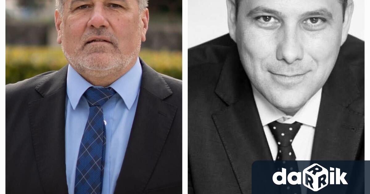 Народните представители от ГЕРБ СДС Пламен Тачев и Валери Лачовски поздравиха