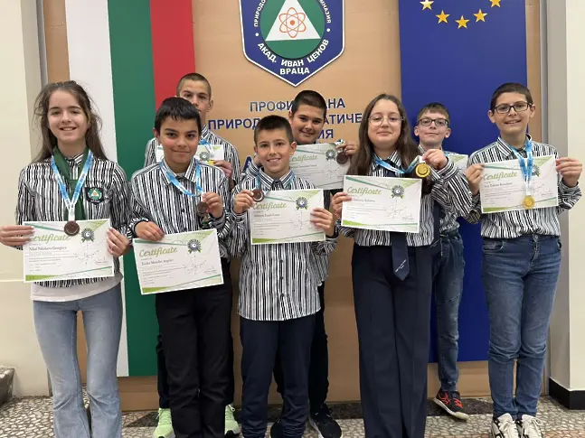 ППМГ – Враца отново с медали от международния турнир „Математика без граници“