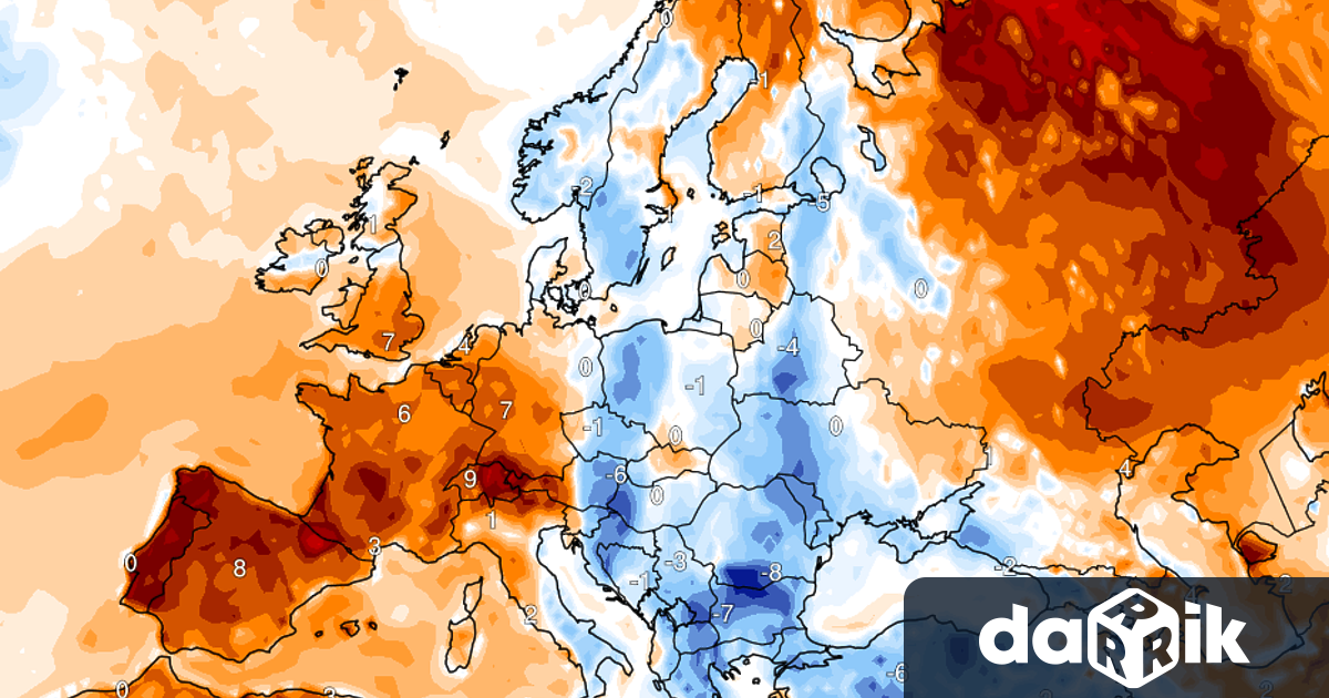 Средиземноморският циклон който донесе обилни валежи от дъжд почти над