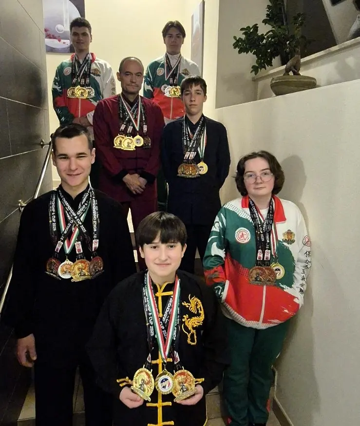 Спортен клуб УШУ Монтана триумфира на шампионат в Перуджа