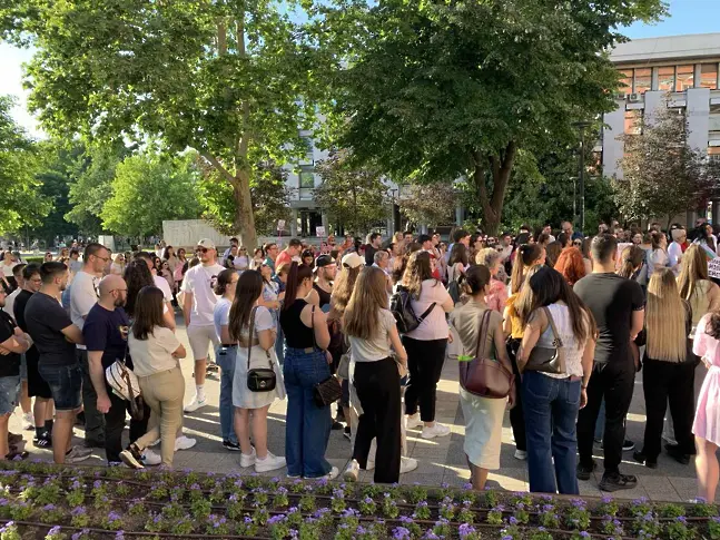  В Плевен, протестиращи медицински експерти предизвестиха за вероятен ефикасен протест/СНИМКИ/ 