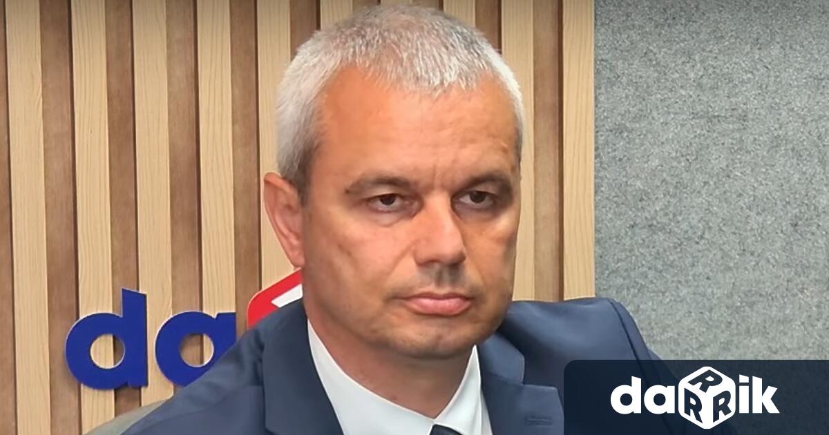 Костадин Костадинов лидер на политическата формация Възраждане говори ексклузивно за