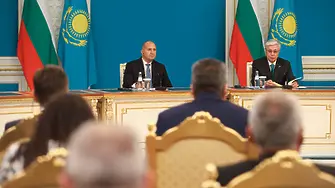 Президентът и казахстанският му колега - оптимисти за отношенията между двете страни